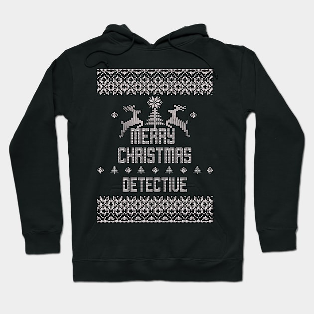 Merry Christmas DETECTIVE Hoodie by ramiroxavier